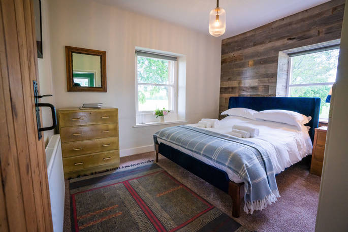 Cuckoo Cottage bedroom, Edenhall Estate, Penrith, Cumbria