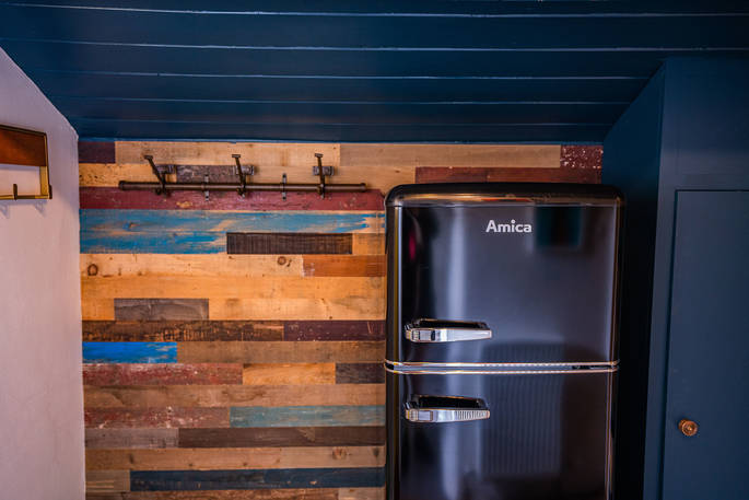 Cuckoo Cottage fridge, Edenhall Estate, Penrith, Cumbria