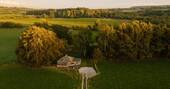 Cuckoo Cottage from above