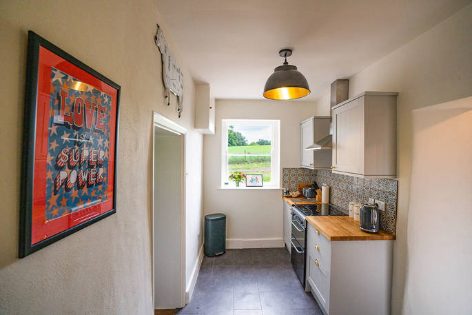 Cuckoo Cottage kitchen, Edenhall Estate, Penrith, Cumbria