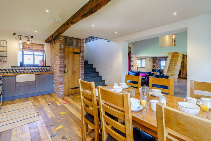 High Barn - interior, kitchen, Edenhall Estate, Penrith, Cumbria