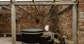 Private wood-fired hot tub