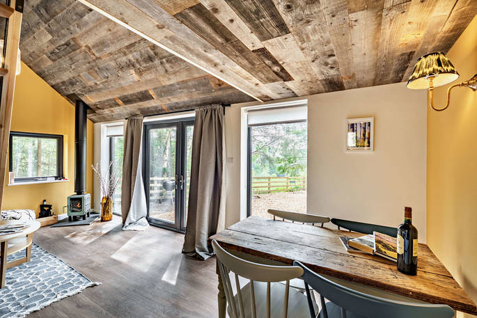 Romey, The Lost Cabins - view from the inside, Edenhall Estate, Penrith, Cumbria