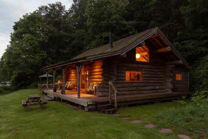 Evening at the Lodge