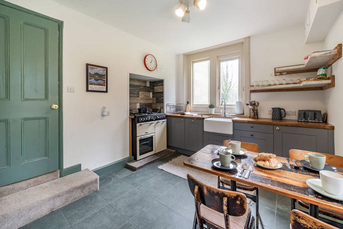 West Lodge house kitchen, Edenhall Estate, Penrith, Cumbria
