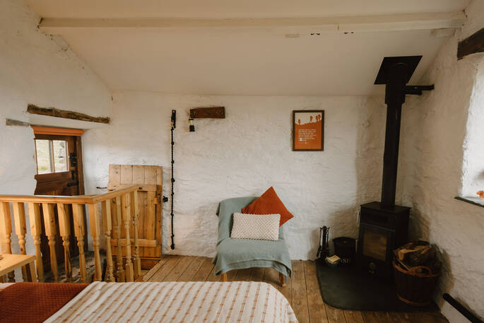 Bedroom woodburner