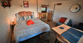 The Hog House bothy bedroom, Coniston, Cumbria