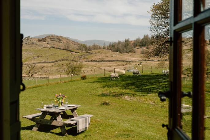 View from the hut