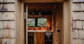 Hansel cabin at Hinterlandes kitchen, Lorton, Cumbria