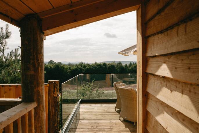 Entrance to decking