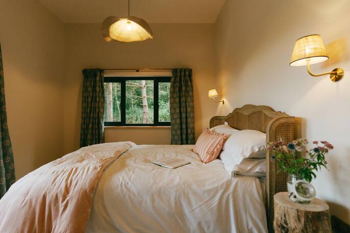 Master bedroom with king size bed