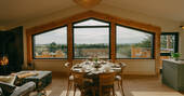 Open plan kitchen and living area