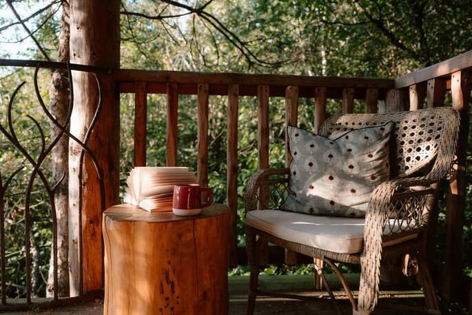 Coffee on the balcony 