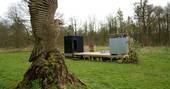 Sauna and plunge pool area