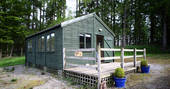 netherby woodland yurt cabin exterior