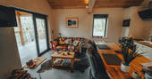 Edens Vale Lodge cabin interior, River House, Penrith, Cumbria