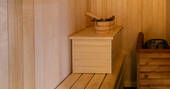 Edens Vale Lodge cabin sauna, River House, Penrith, Cumbria