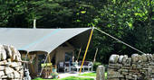 The Swaledale safari tent, The Gathering, Hope Valley, Derbyshire