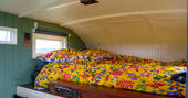 bed at Jennings horsebox in Derbyshire