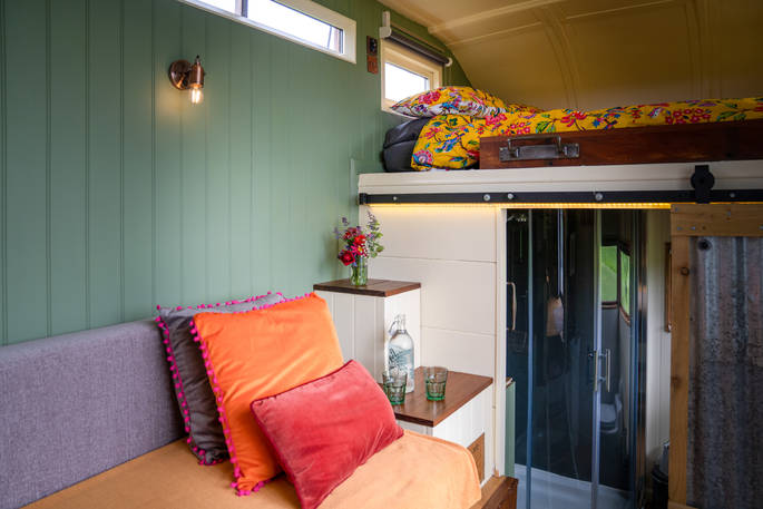 interior at Jennings horsebox in Derbyshire