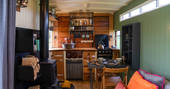 interior of Jennings horsebox in Derbyshire