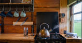 kitchen at Jennings horsebox in Derbyshire