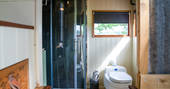shower at Jennings horsebox in Derbyshire
