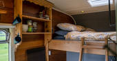 bunkbed at Martin Green horsebox in Derbyshire