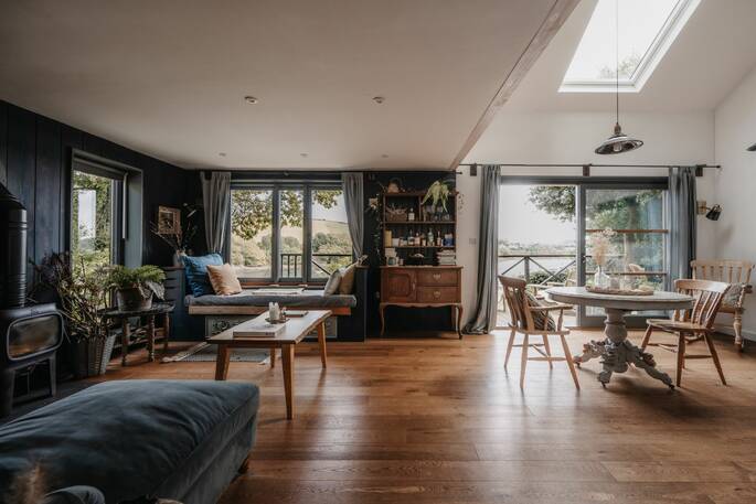 Living space wide shot