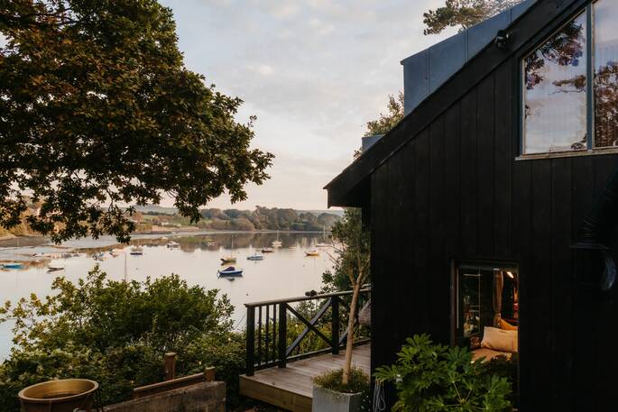 View from the decking