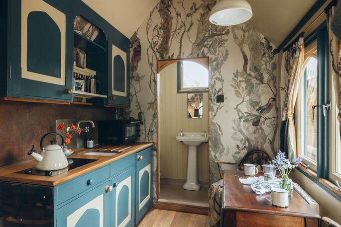 open plan layout inside