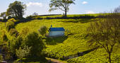 The Brownscombe Tabernacle in Devon from across the field