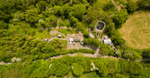 A birds-eye view of the Devon Dens estate in Devon