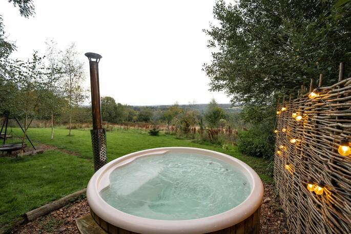 View from the hot tub 