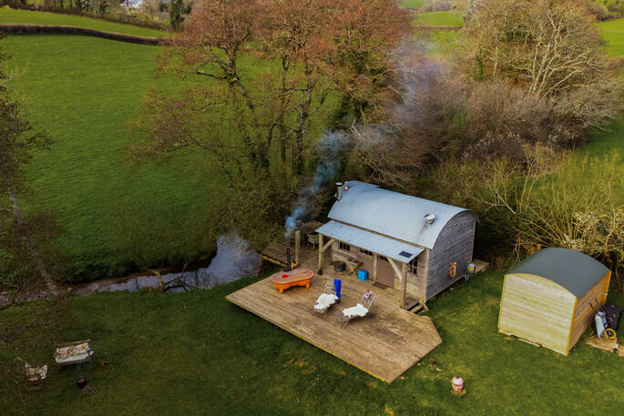 Penny Cabin Stills drone Landscape -10