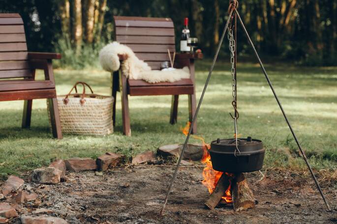 Firepit area