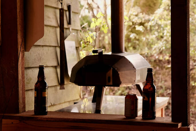 Great Burrow Cottage pizza oven