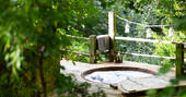Relax and soak in the wood fired hot tub at Honeyside Down after a long day of exploring Dartmoor