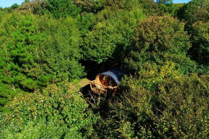 The Hideaway at Pickwell treehouse in Devon