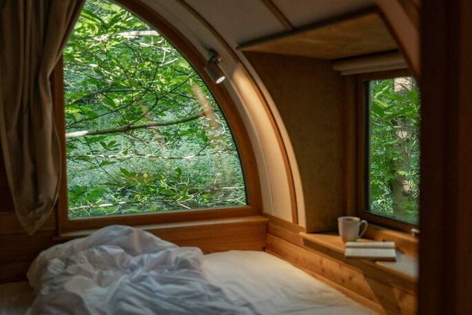 The Hideaway at Pickwell treehouse in Devon