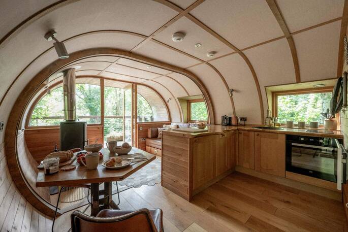 The Hideaway at Pickwell treehouse in Devon