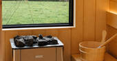 Cosy Sauna with Countryside View