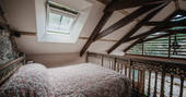 Hay Barn bed at mezzanine, Dartmoor, Devon