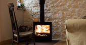 Hay Barn wood burner, Dartmoor, Devon