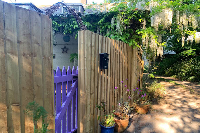 Entrance to the Tractor Shed