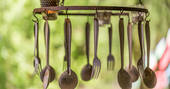 the woodland retreat cutlery chandelier 