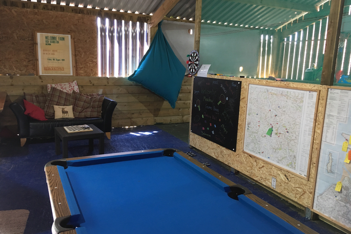 Fun for all the family at the Welcombe Meadow games room