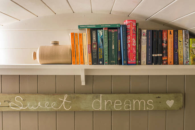 The Pleasant Pheasant Shepherd's hut books, Sturminster Newton, Dorset