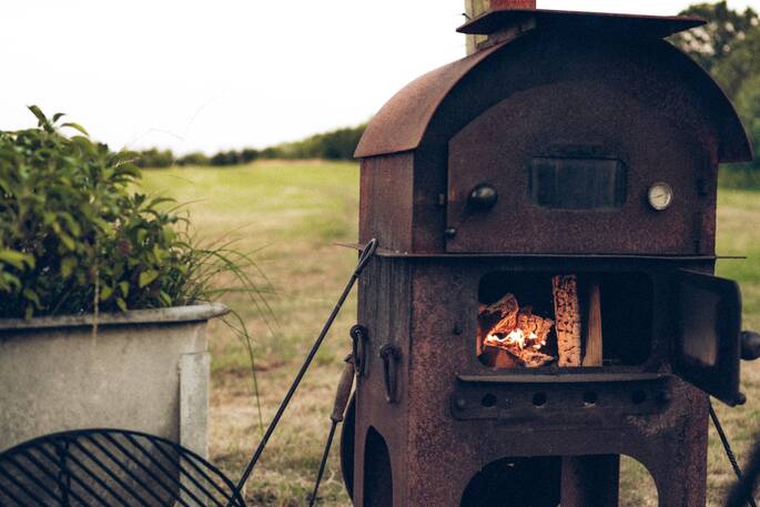 17 - Wood burning BBQ