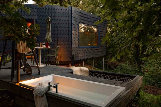 Front exterior of The Bide Nest